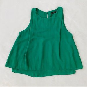 Zara green tank top.
